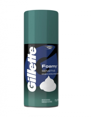 Gillette Espuma De Afeitar Foammy Piel Sensible X 175 Grs