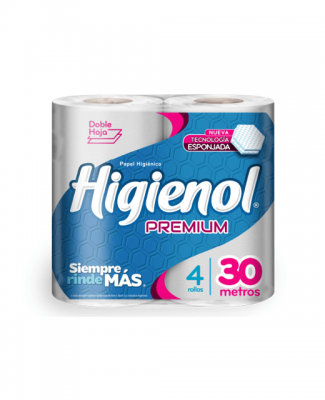 Papel Higienico Higienol Premium X 4 Rollos
